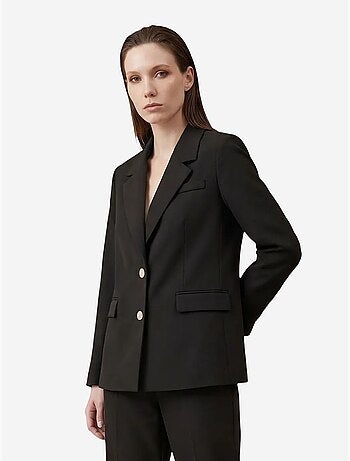 Veste blazer à col châle et boutons my fashion