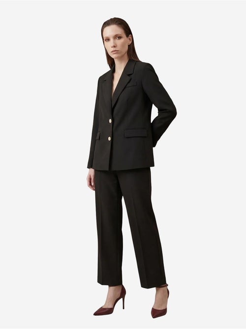Veste blazer à col châle et boutons my fashion - Kiabi Veste blazer à col châle et boutons my fashion - Kiabi