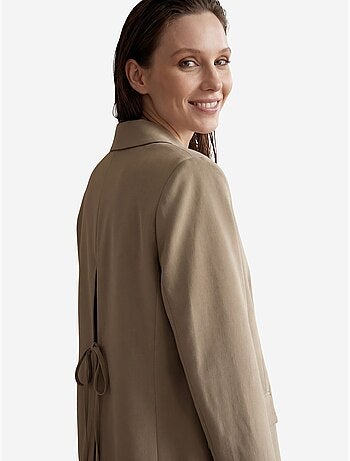 Veste blazer à col châle et boutons my fashion