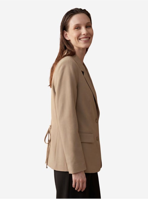 Veste blazer à col châle et boutons my fashion - Kiabi Veste blazer à col châle et boutons my fashion - Kiabi