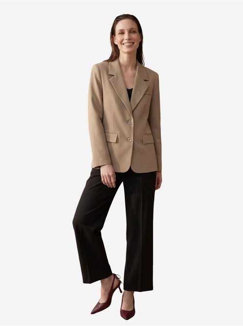 Veste blazer à col châle et boutons my fashion - Kiabi Veste blazer à col châle et boutons my fashion - Kiabi