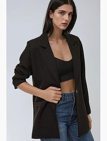 Veste blazer à doublure léopard hiccup