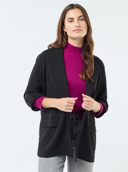 Veste blazer avec manches retroussées 'JDY' - Kiabi