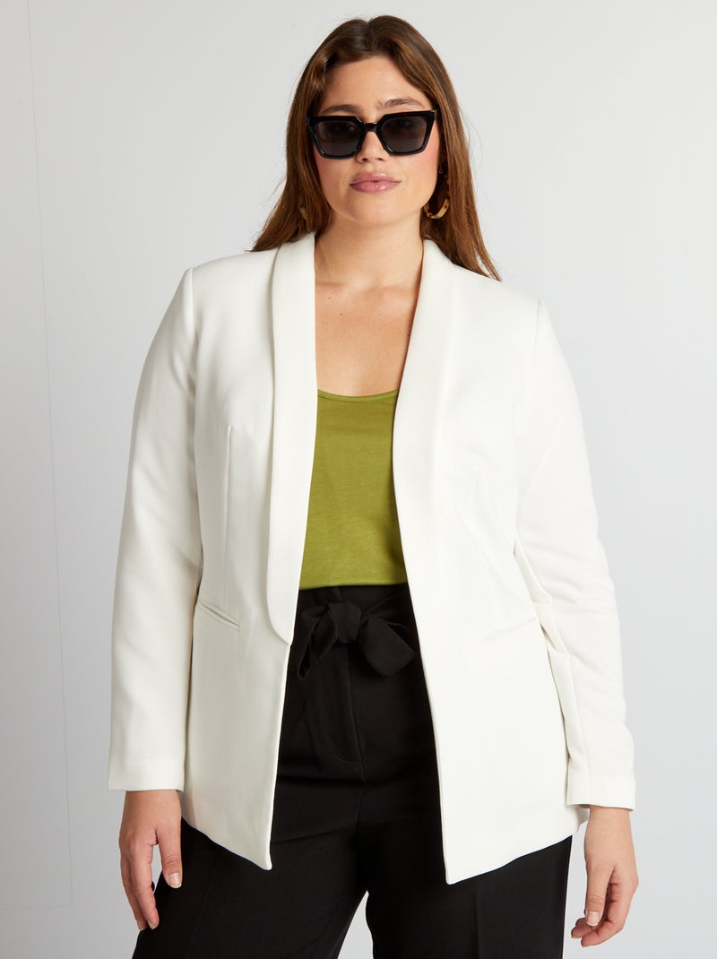 Veste blazer blanc - Kiabi
