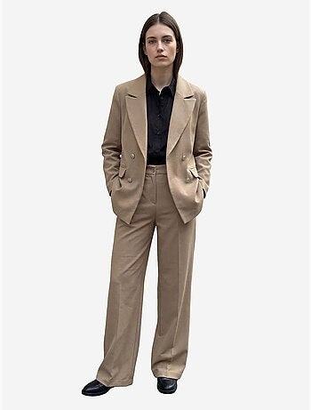 Veste blazer boutonnée pour femme my fashion