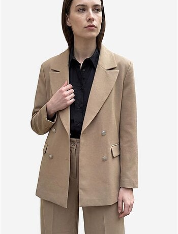 Veste blazer boutonnée pour femme my fashion