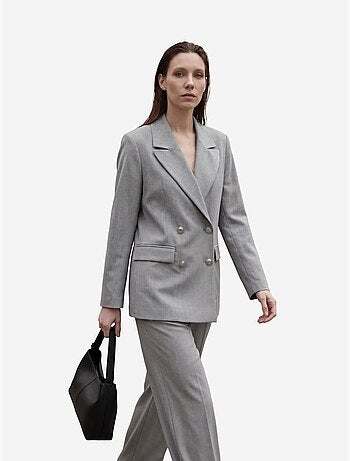 Veste blazer boutonnée pour femme my fashion