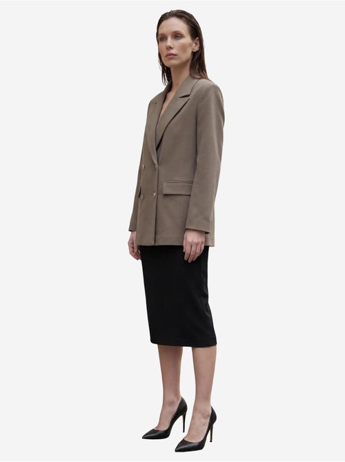 Veste blazer boutonnée pour femme my fashion - Kiabi Veste blazer boutonnée pour femme my fashion - Kiabi