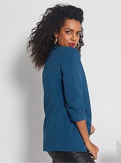 Veste blazer col droit - Kiabi