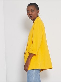 Veste blazer col droit - Kiabi