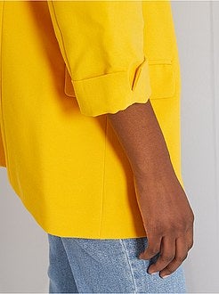 Veste blazer col droit - Kiabi