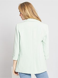 Veste blazer col droit - Kiabi