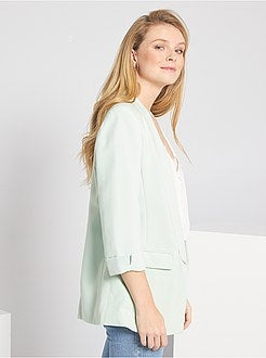 Veste blazer col droit - Kiabi