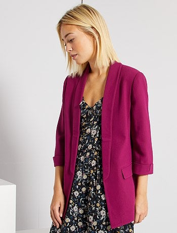 Veste, blazer Vêtements femme | violet | Kiabi Veste blazer unie Femme vert Kiabi 25,00€