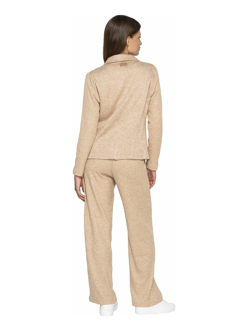 Veste blazer Connected Marron - Kiabi