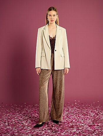 Veste blazer coupe cintrée
