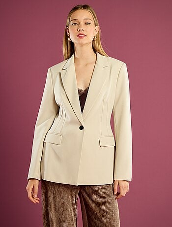 Veste blazer coupe cintrée