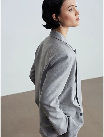 Veste blazer en crêpe femme dilvin