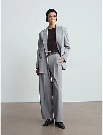 Veste blazer en crêpe femme dilvin