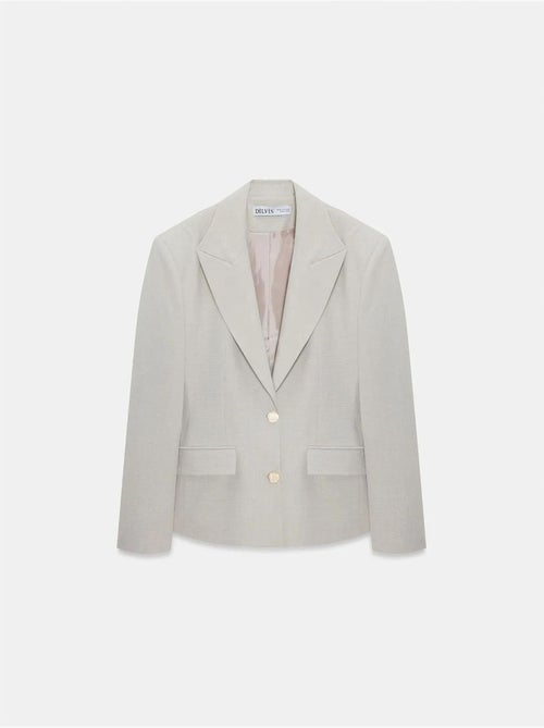 Veste blazer femme en crêpe dilvin - Kiabi Veste blazer femme en crêpe dilvin - Kiabi