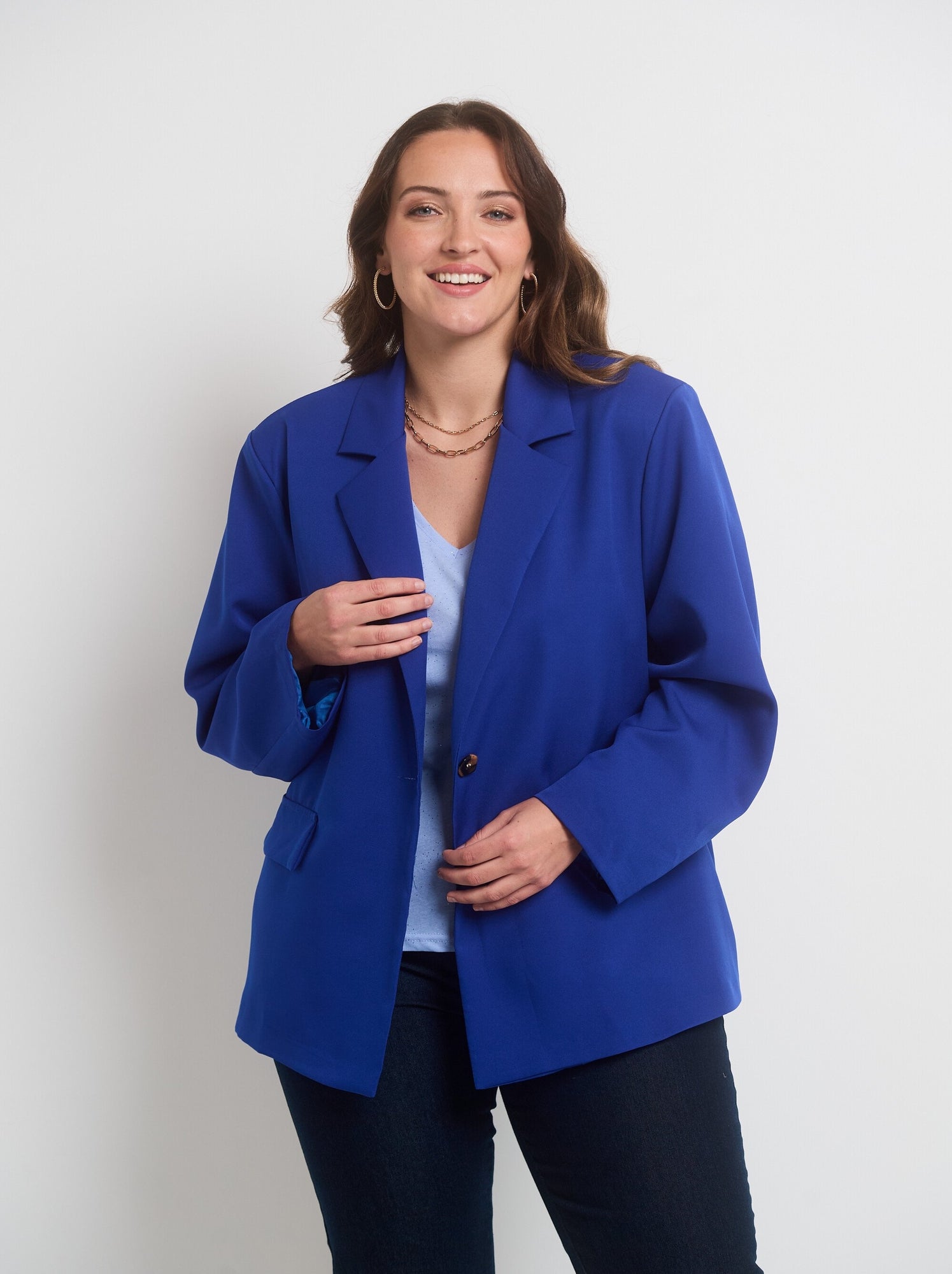 veste tailleur fluide femme
