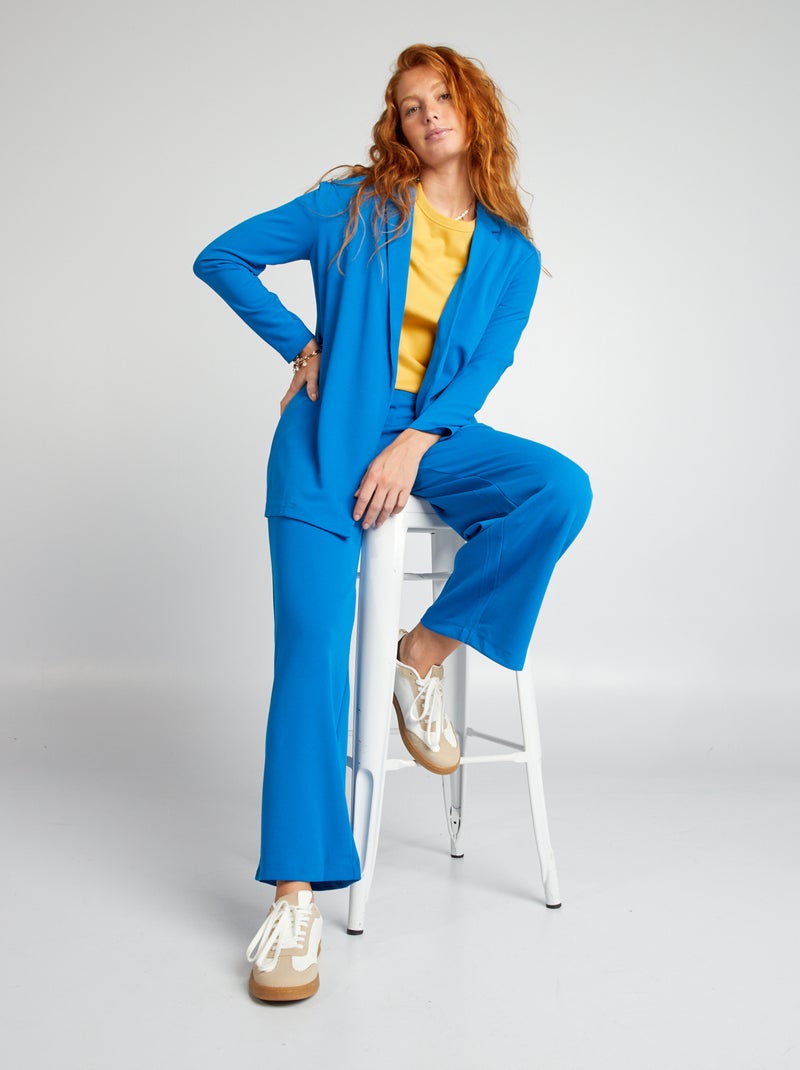 Veste blazer fluide 'JDY' BLEU - Kiabi