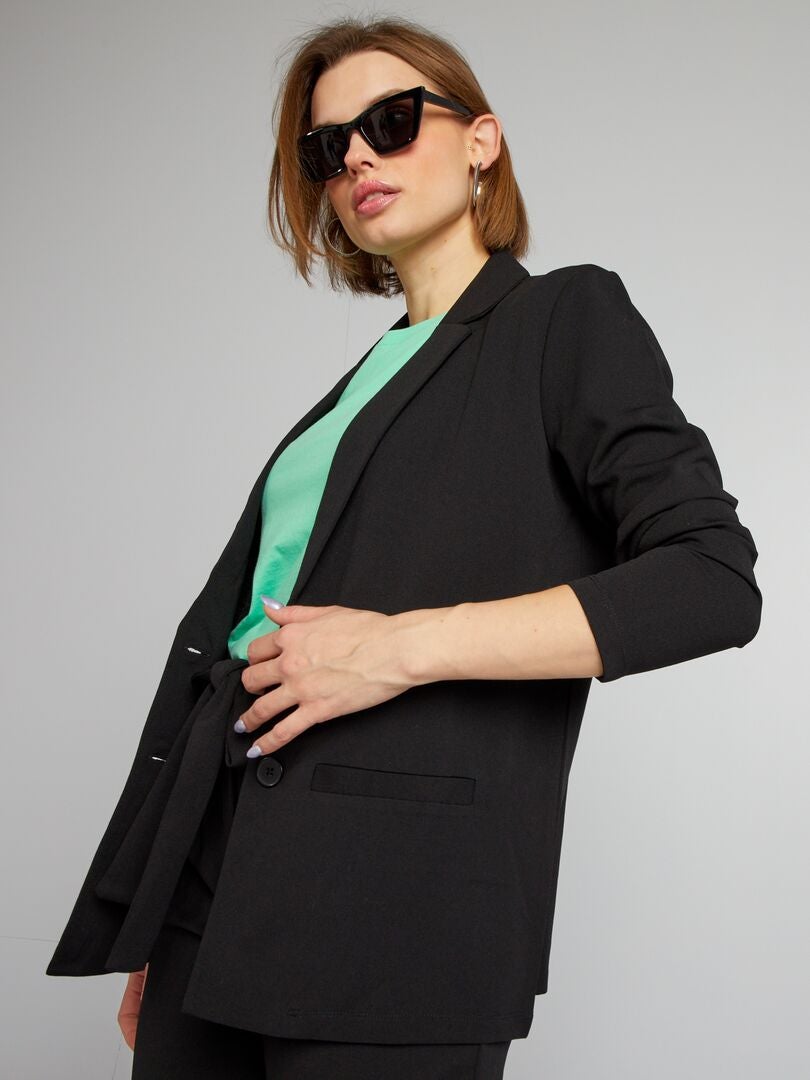 Blazer best sale noir kiabi