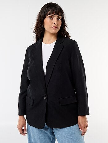 Veste blazer légère coupe longue