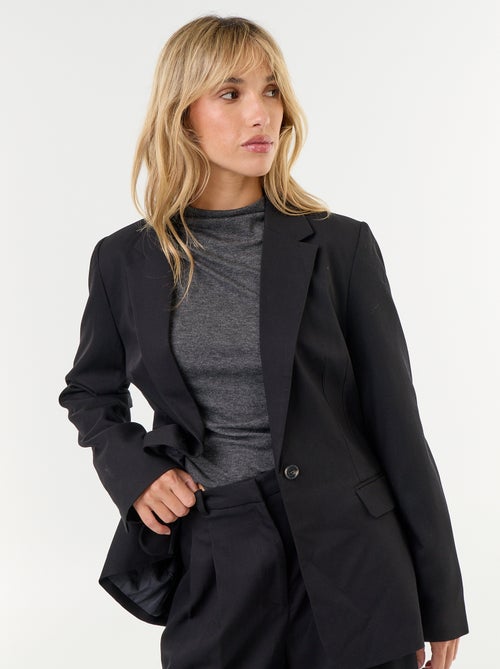 Veste blazer longue - Kiabi Veste blazer longue - Kiabi