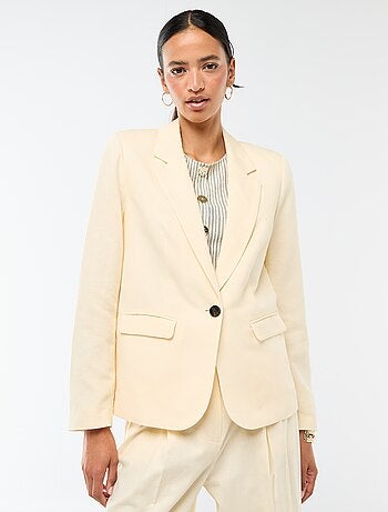 Veste blazer mi-longue