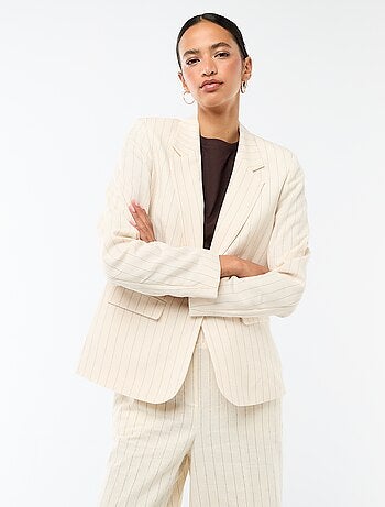 Veste blazer mi-longue