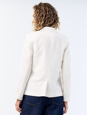 Veste blazer mi-longue