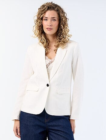 Veste blazer mi-longue