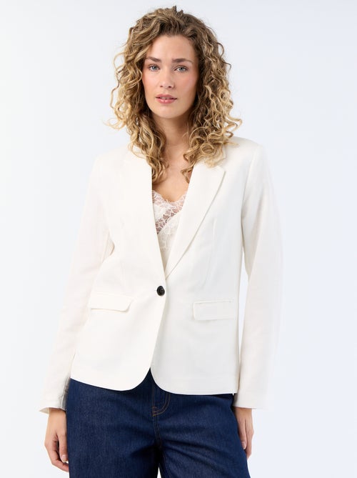 Veste blazer mi-longue - Kiabi