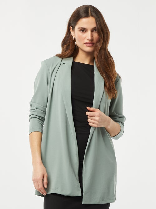 Veste blazer mi-longue fluide 'JDY' - Kiabi