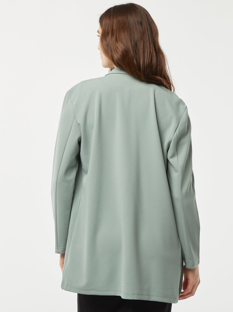 Veste blazer mi-longue fluide 'JDY' Gris - Kiabi