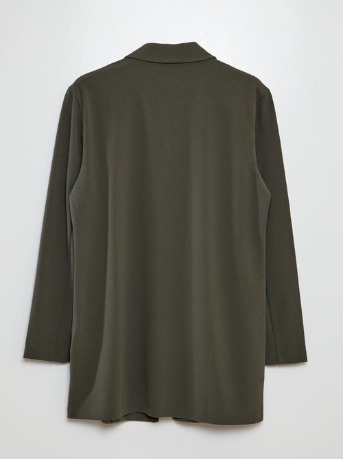 Veste blazer mi-longue fluide 'JDY' - Kiabi