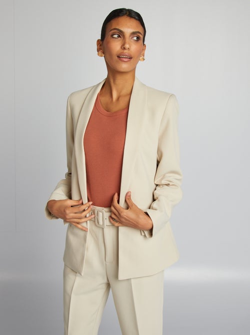 Veste blazer mi-longue - Kiabi