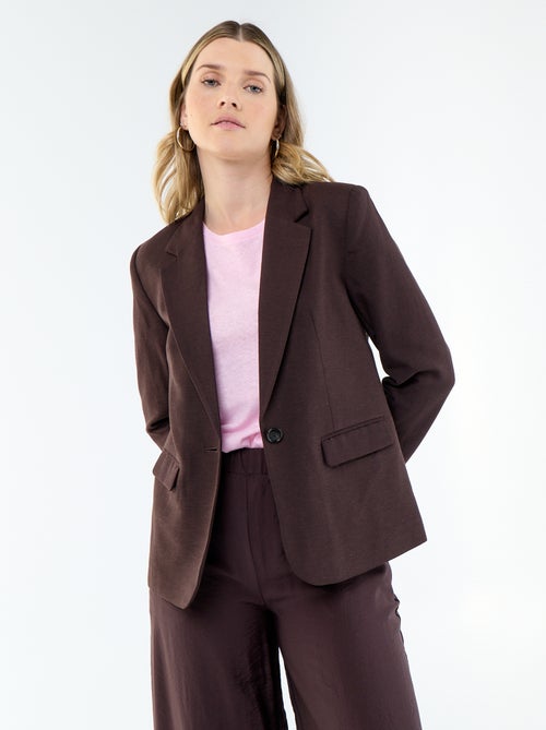 Veste blazer mi-longue - Kiabi