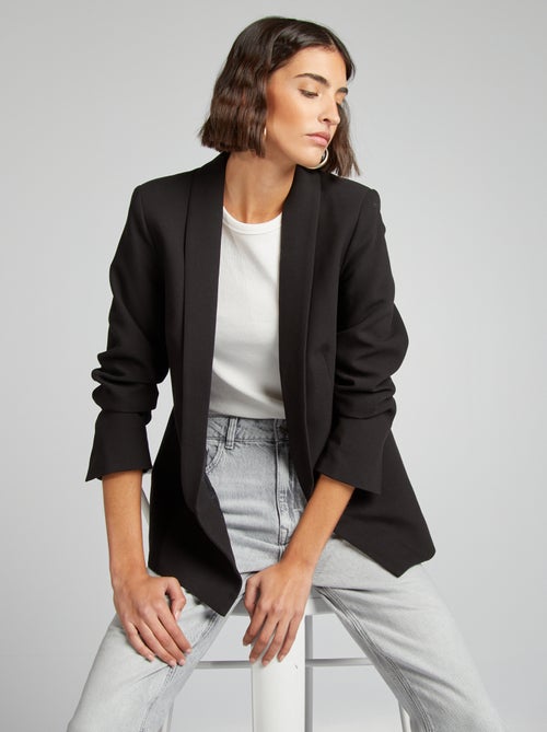 Veste blazer mi-longue - Kiabi