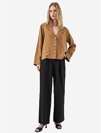 Veste blazer oversize à fermeture boutonnée bdart