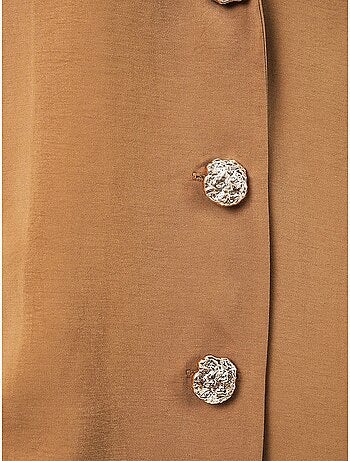 Veste blazer oversize à fermeture boutonnée bdart