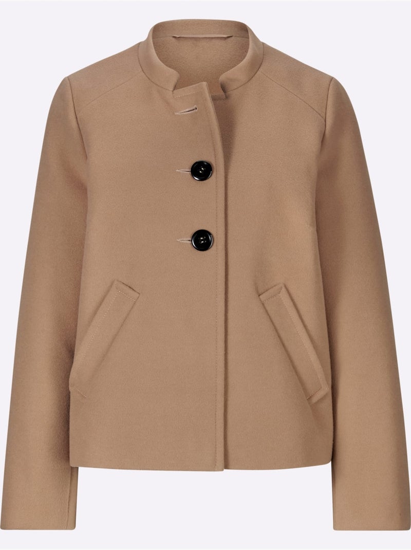 Veste Blazer Qualité Moelleuse - Taille Standard - Helline Marron - Kiabi