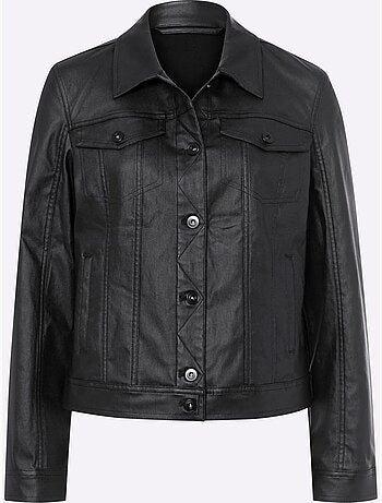 Veste Blazer Revêtement Mat Et Brillant - Taille Standard - Helline