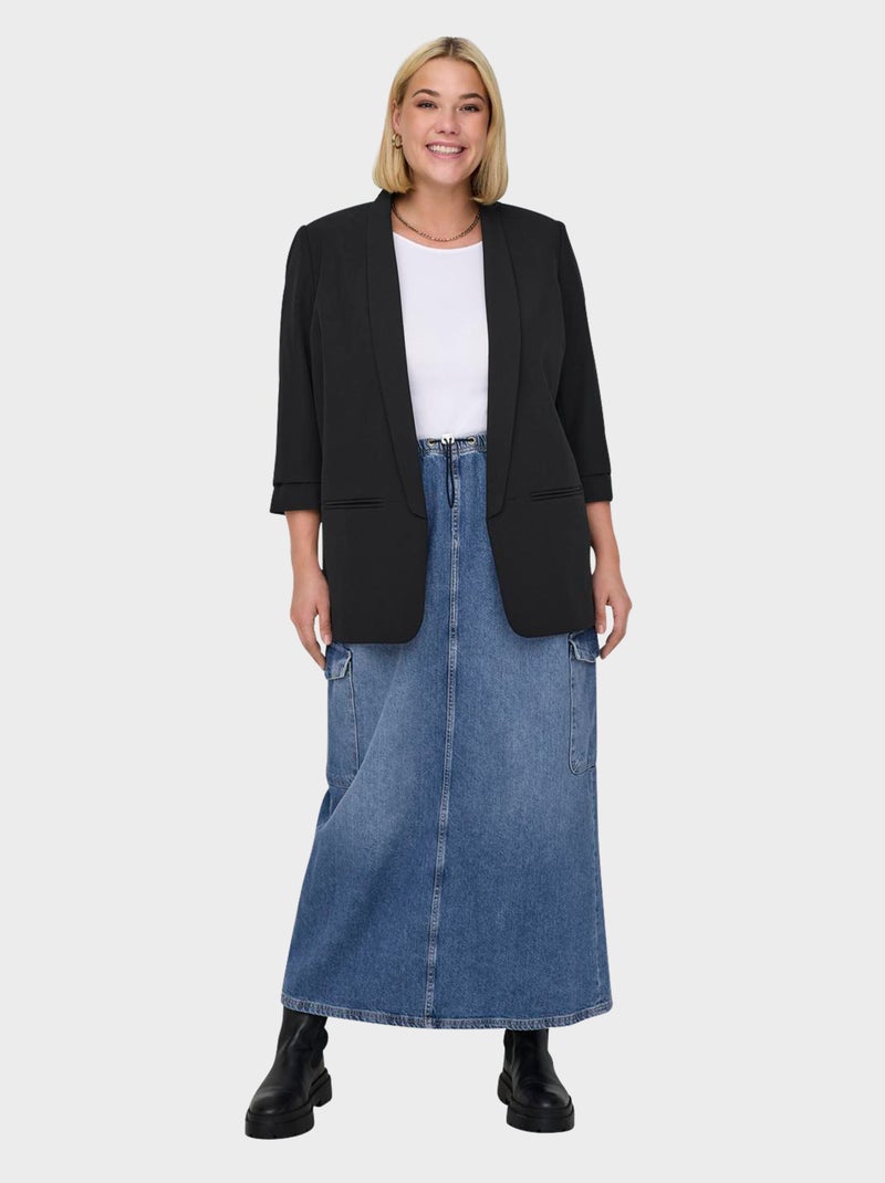 ONLY Carmakoma CARNEWELLAN QUILTED - Veste D'hiver - Weiß/blanc