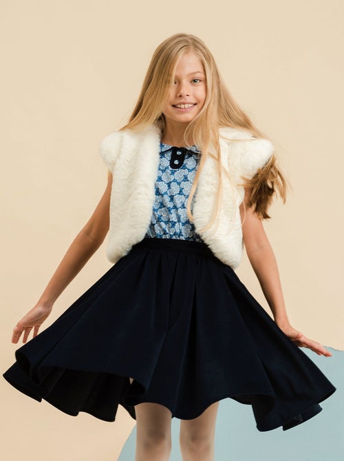 Veste Boléro Cérémonie   Fausse Fourrure   PELUCHE - La Faute à Voltaire - Kiabi