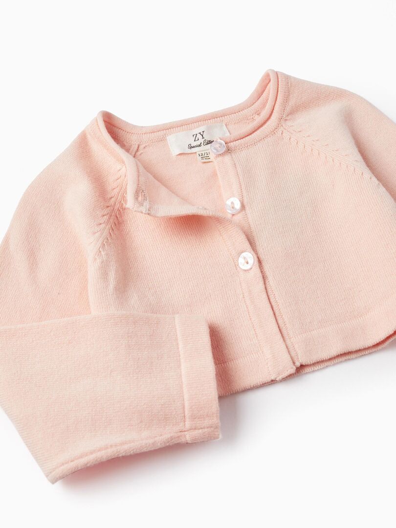 Veste Bébé Fille Paillettes Or Et Rose - Taille 12 Mois - Marque PINK - Neuf Avec étiquettes