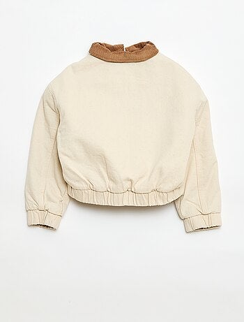 Veste bombée en jean