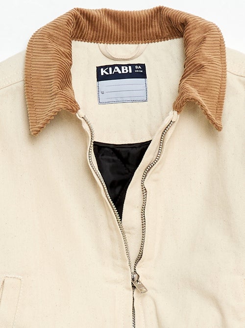 Veste bombée en jean - Kiabi