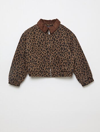 Veste bombée en jean